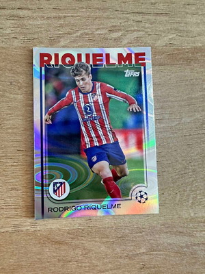 Κάρτα Rodrigo Riquelme 2024-25 Topps UEFA Club Competitions Rain Drops σαν καινούργια