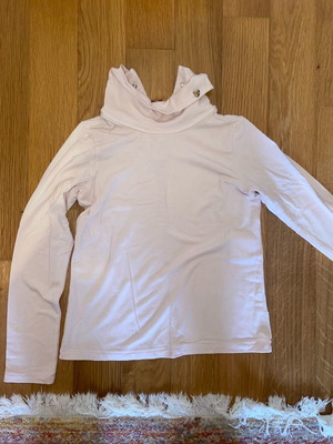 Armani junior top for girls used, soft pink, size 6