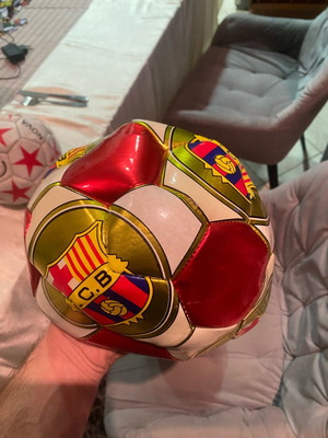 Vintage football balls used, set of 3 Barcelona, Nova, Tornado