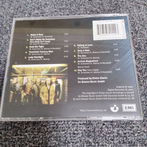 Scorpions Animal Magnetism CD like new