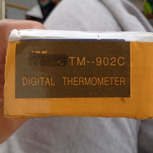 Digital Thermometer TM-902C with Type-K Sensor, New