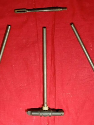 M1 Rifle Cleaning Rod used, three parts with adjustment tool