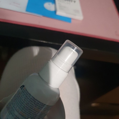 Set skincare with pimple patches and sunscreen, like new