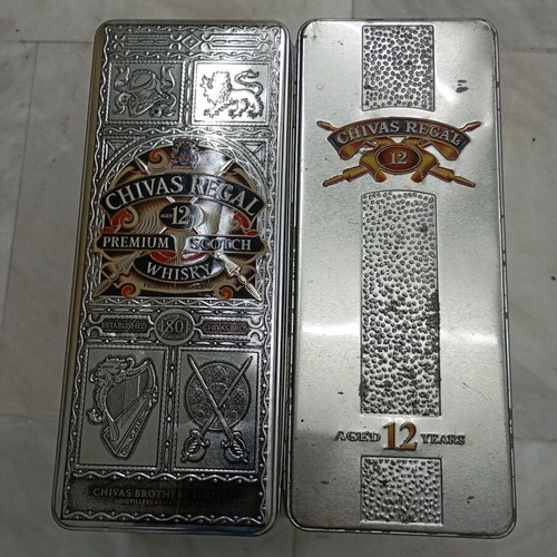 Chivas collectible metal boxes used