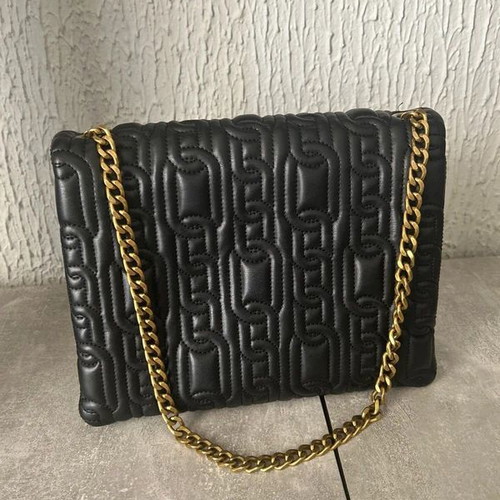 Zara shoulder bag like new, black with gold chain