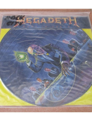Megadeth Rust in Peace LP 1990 picture disc καινούργιο