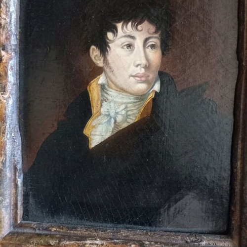 Pair of Italian oil painting portraits like new