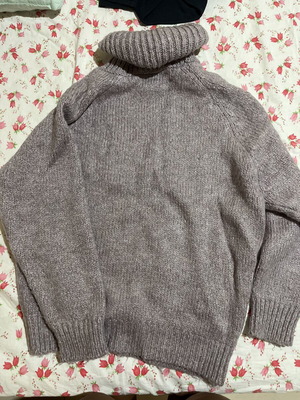 Decoro turtleneck sweater, pink, one size