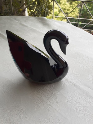 Swarovski Crystal Soulmate Swan Jet Black Μεγάλο Καινούργιο Περιορισμένης Έκδοσης