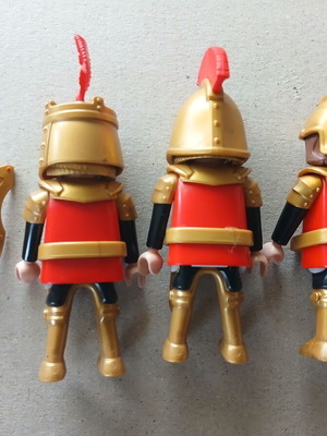 Φιγούρες ιπποτών Playmobil μεταχειρισμένες, σετ 3 τεμαχίων