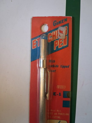 Giken Etching Pen E-1 Japan καινούργιο, με μύτη καρβιδίου