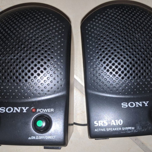 Sony SRS-A10 Active Speaker System vintage portable speakers