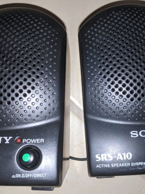 Sony SRS-A10 Active Speaker System vintage portable speakers