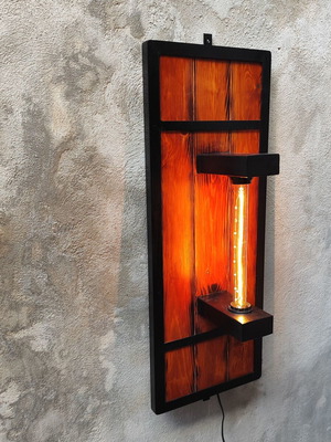 Χειροποίητο Industrial Φωτιστικό Τοίχου Forge Light 81cm καινούργιο