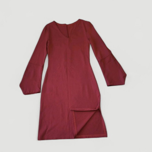 Midi classic dress used, red, sizes S and M