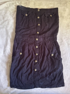 Womens one piece dress used with cigarette burns and rips