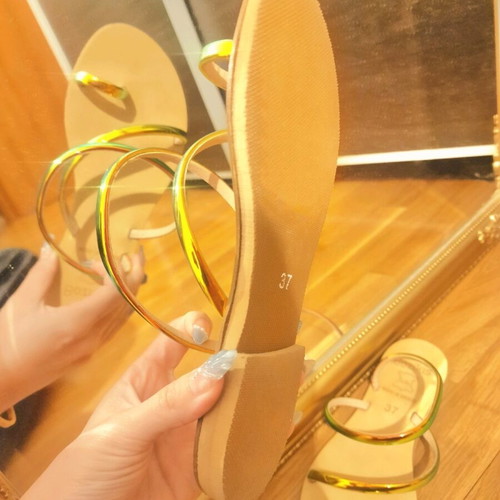 Chameleon leather sandals new, size 37