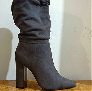 Νο.36 Exe γκρι γυναικείες μπότες suede