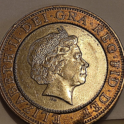 2 Pounds England 1998 like new