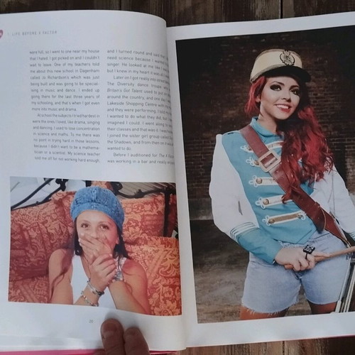 Little Mix Ready to Fly hardback book used with signed autograph