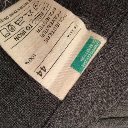 Grey United Colours of Benetton pants used size 44