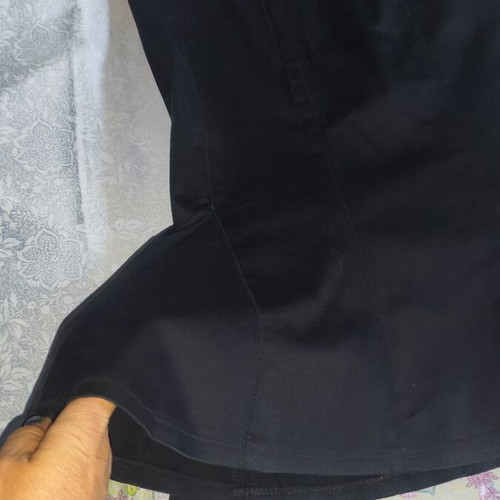 Zara Basic black midi skirt mermaid cut size M like new
