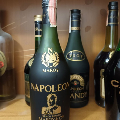 Cognac collection like new with Napoleon, Samalens, Courvoisier