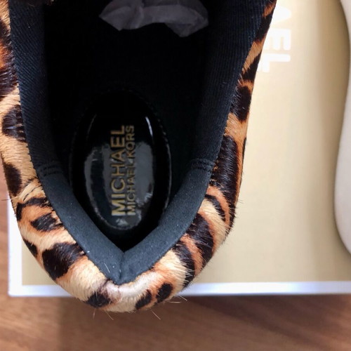 Michael Michael Kors Mindy leopard print sneakers like new, size 39 EU
