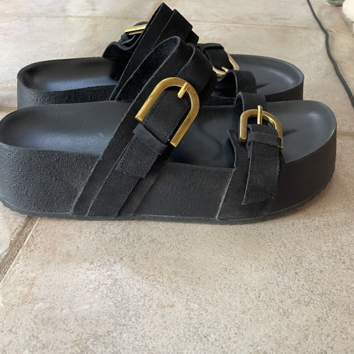 AENAON handmade women's summer sandals size 40, like new, leather