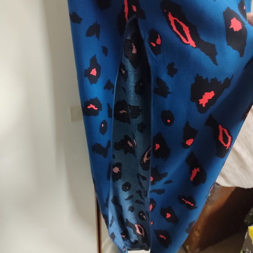 Shein jumpsuit, blue and orange, size L