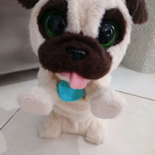 FurReal Friends Pug Husbro interactive dog like new