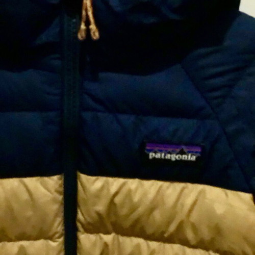 Patagonia Kids Colorblock Puffer Jacket like new, size 6-7 years