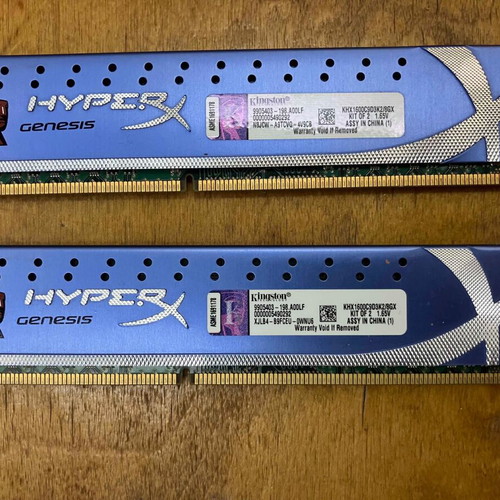 8GB DDR3 1600MHz Kingston RAM used, 2x4GB kit