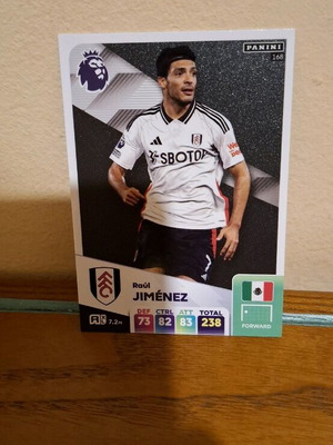 Panini Premier League Raul Jimenez κάρτα καινούργια χωρίς ζημιά