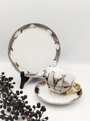 Furstenberg vintage porcelain coffee set used