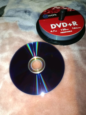 Dvd +R printable καινούργια, πακέτο 15 τεμάχια