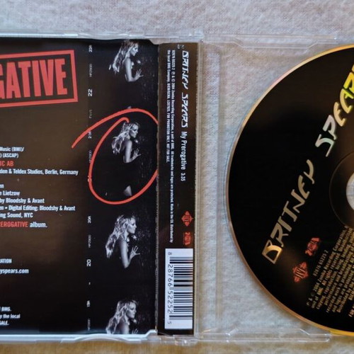 Britney Spears My Prerogative CD used, pop