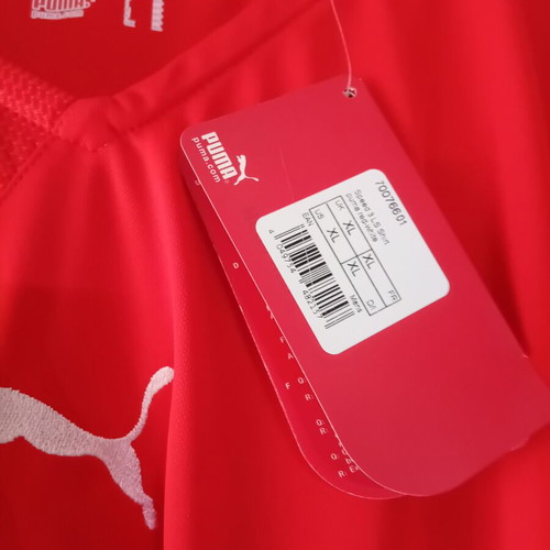 Puma red shirt XL with long and short sleeve new, Olympiakos