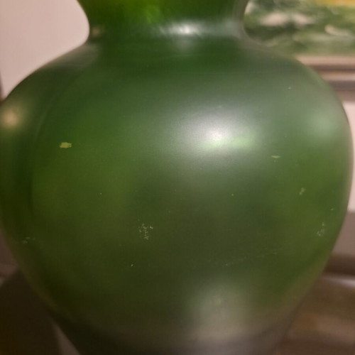 Glass amphora vase decorative, vintage style
