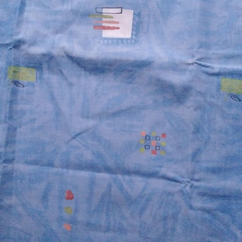 Cotton fabric new, 1.05x2.40 and 1.50x2.75 meters