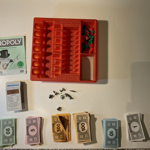 Monopoly Lithuanian edition used, box worn