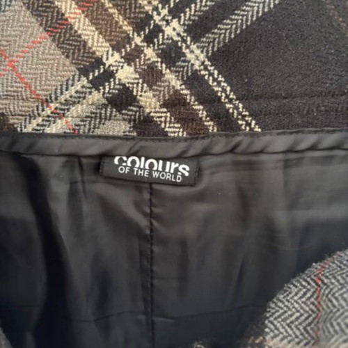 Colours of the World micro mini tartan skirt, vintage y2k, size L
