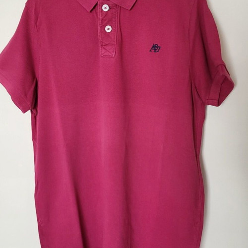 Aeropostale men's polo shirt xl used, deep fuchsia