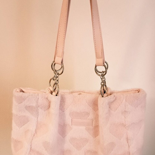 Kawaii shoulder handbag like new, pink