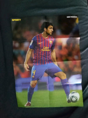 Double-sided poster Cesc Fabregas Captain America used