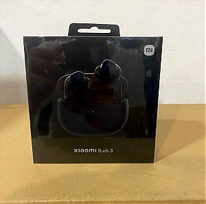 Xiaomi Buds 3 Bluetooth Handsfree Ακουστικά με Αντοχή στον Ιδρώτα και Θήκη ΦόρτισηςΜαύραΣφραγισμένο
