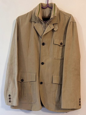 Henry Cottons jacket like new, size 50, beige, 100% cotton