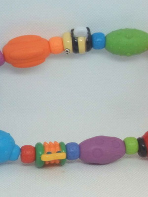 Nobu teething ring bracelet baby toy new