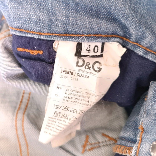 D&G Women's Low-Rise Denim Pants (40)