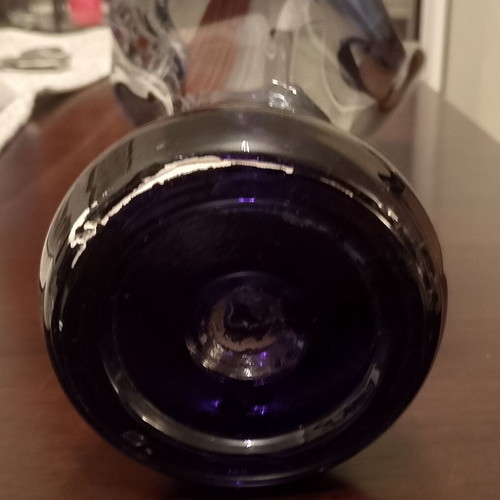 Vintage Art Glass Vase Murano Style like new